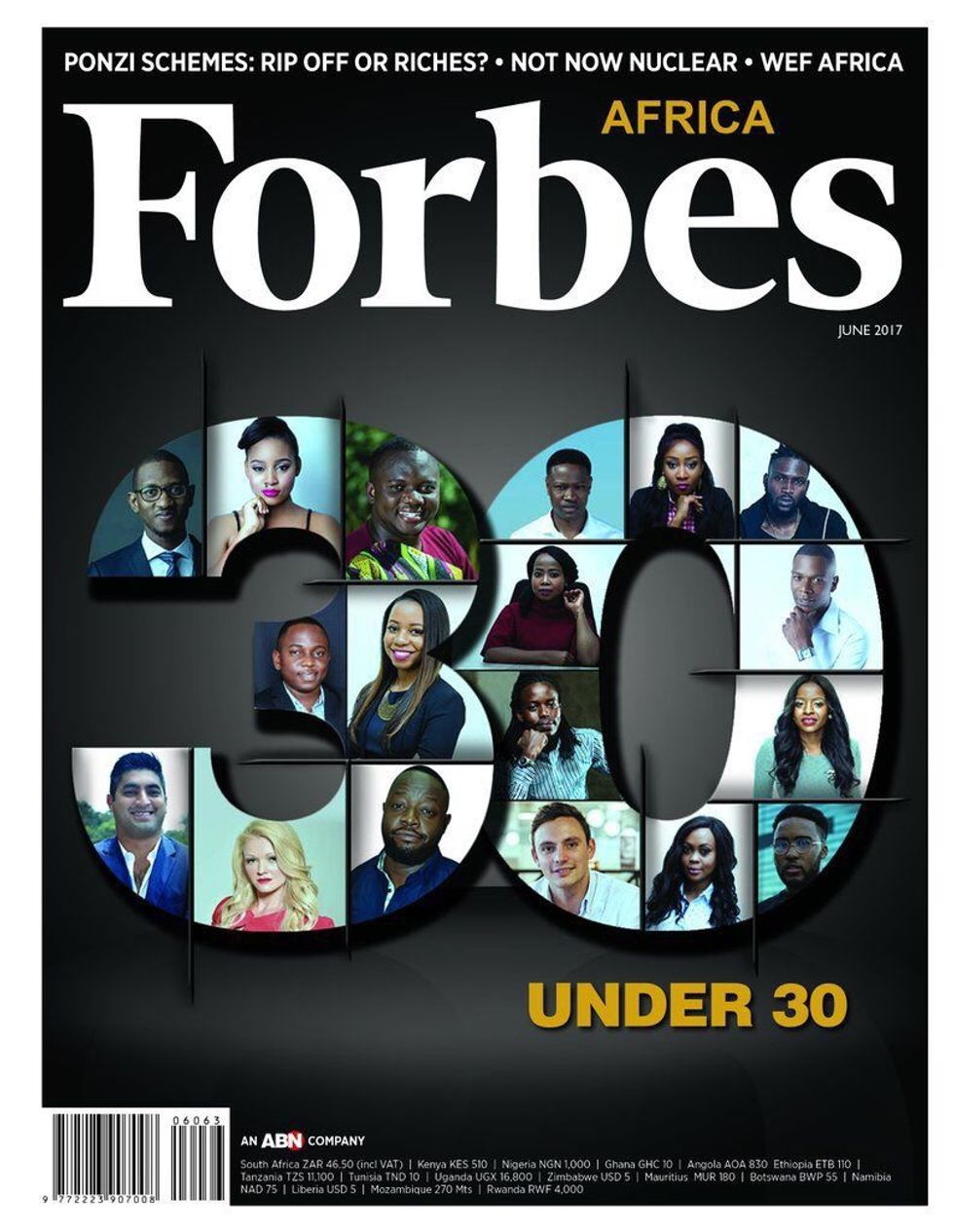 Forbes Africa on Their New 30 Under 30 Cover and Celebrating the Continent's Rising Stars