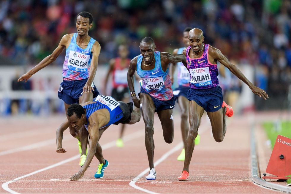 Mo Farah Just Won the Final Race of His Career By the Skin of His Teeth