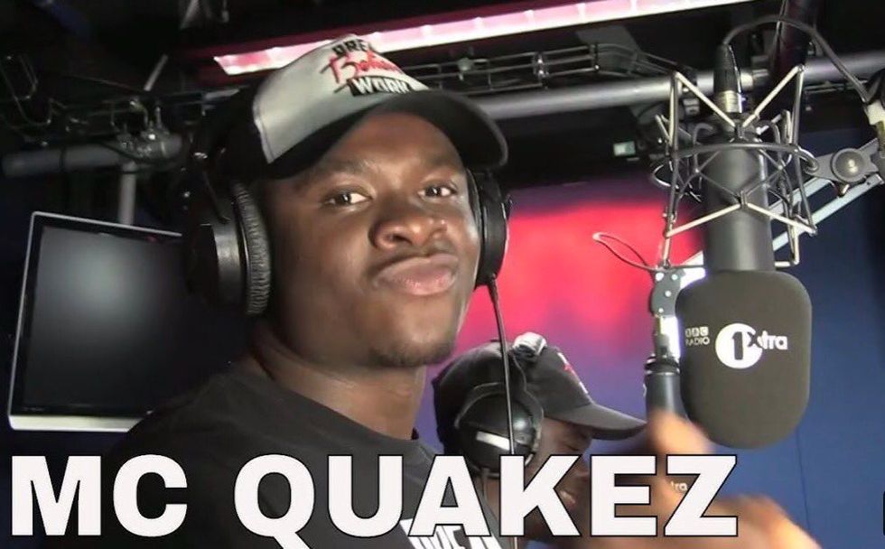 This 'Fire In the Booth' Grime Freestyle From MC Quakez Has Twitter Cracking Up