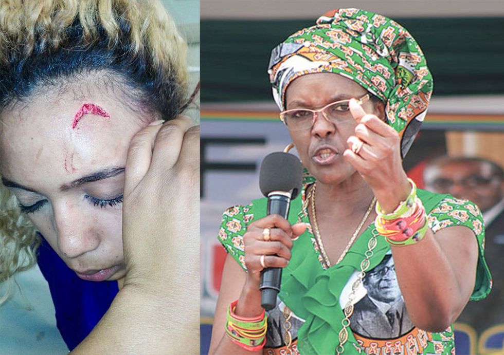 Grace Mugabe Claims 'Unhinged' Model Attacked Her With a Knife