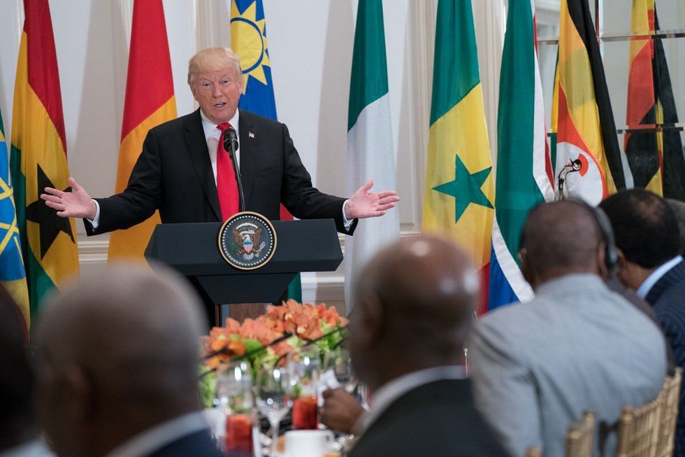 Trump Gives Speech at UN, Shouts-Out Friends 'Getting Rich' Off of Africa Before Referring to Non-Existent Nation of 'Nambia'
