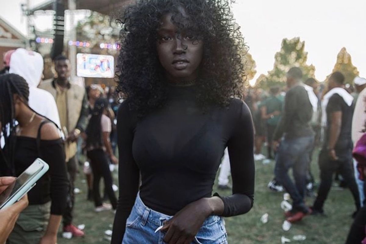 This Sudanese-American Student Landed a Major Modeling Contract After This Photo of Her Went Viral