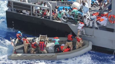 migrant boats mediterranean african migrants
