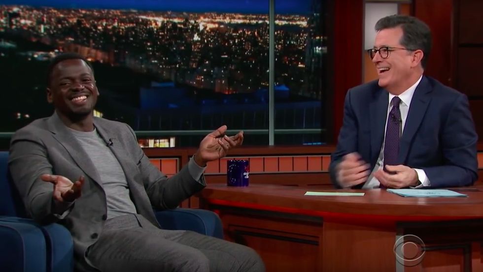 "White People Say Weird Things:" Daniel Kaluuya Talks 'Get Out' With Stephen Colbert