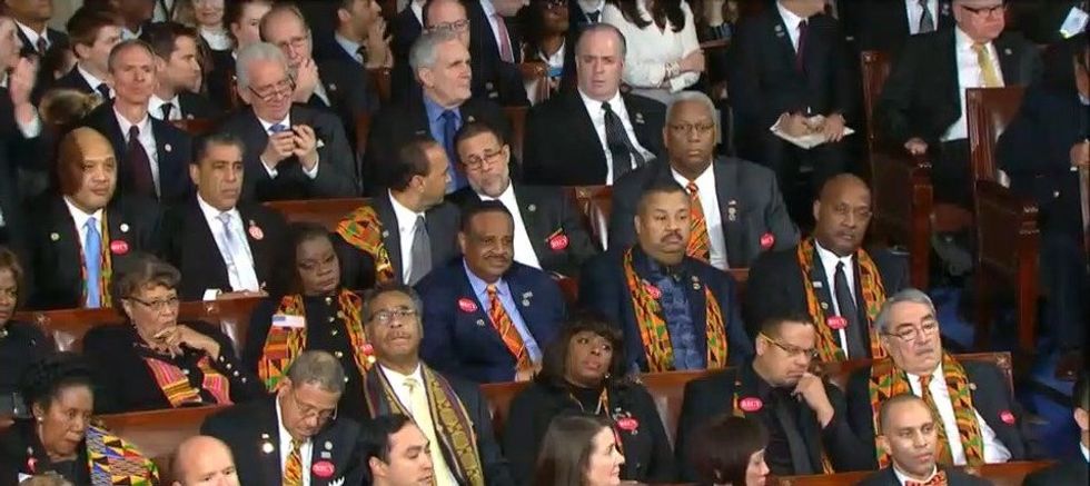 Black Lawmakers Wore Kente Cloth to the State of the Union to Protest Trump's 'Shithole' Remarks