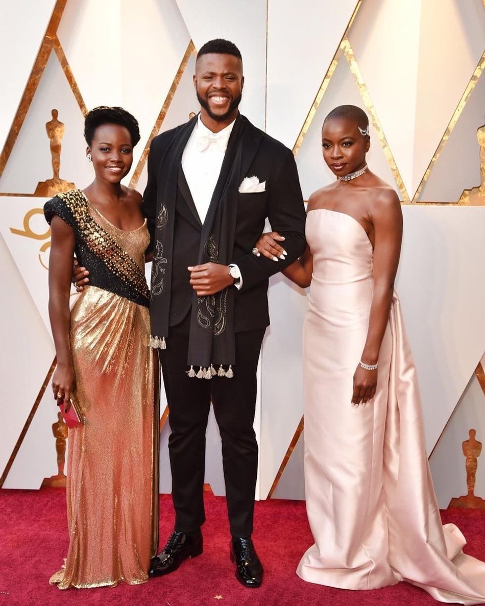 The Cast of 'Black Panther' Was the Best Dressed at Last Night's Oscars