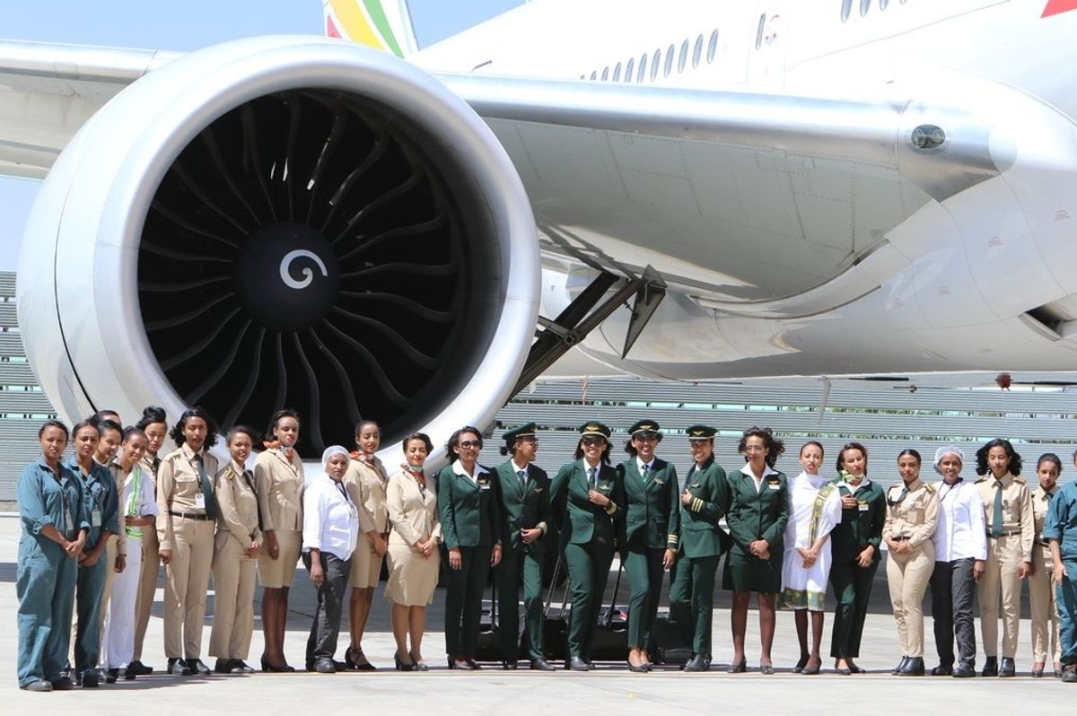 Ethiopian Airlines Embarked Its First Flight to Buenos Aires with an All Women Crew