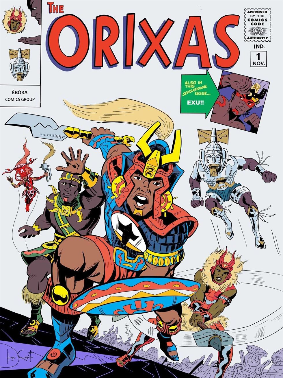 You Need To See the Stunning Covers of This Afro-Brazilian Comic Series Inspired by the Orishas