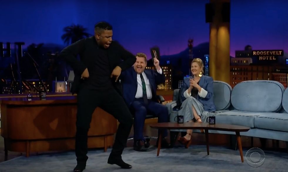 John Boyega Hitting the Azonto on 'The Late Late Show With James Corden' Is All You Need to See Today