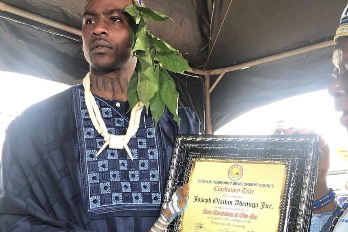 Skepta Has Been Made a Chief In His Hometown In Nigeria