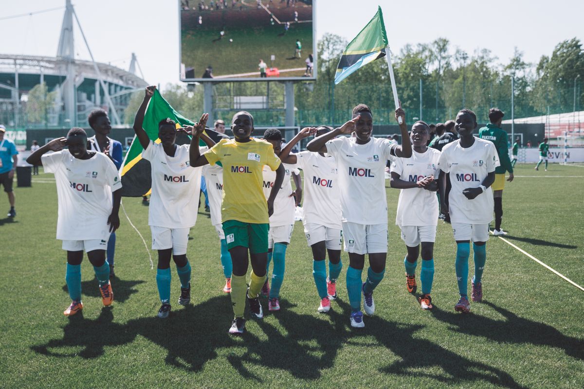 This Tanzanian Girls' Football Team Came Second in Moscow but Feel Triumphant