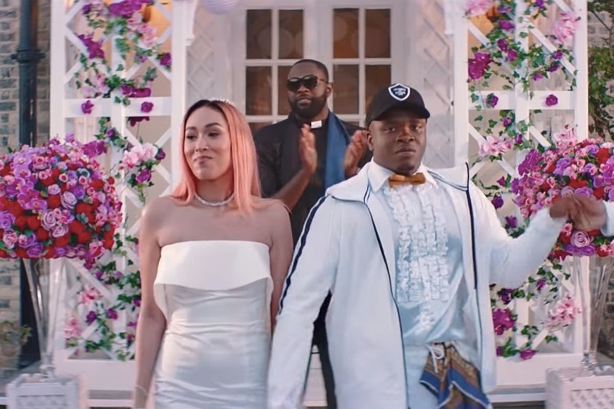 Big Shaq Ties the Knot and Finally Takes Off His Jacket In the Video for 'Mans Don't Dance'