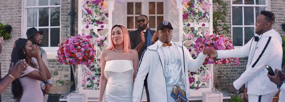 Big Shaq Ties the Knot and Finally Takes Off His Jacket In the Video for 'Mans Don't Dance'