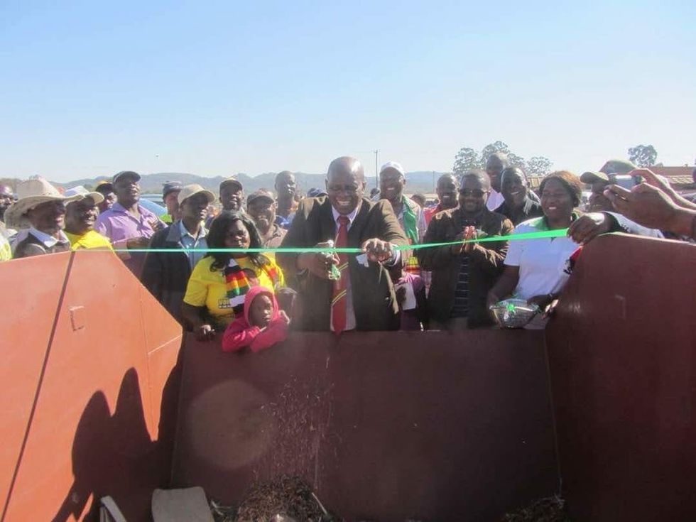 Twitter Reacts to Viral Photos of Zimbabwean Minister of Finance's Trash Bin Opening Ceremony