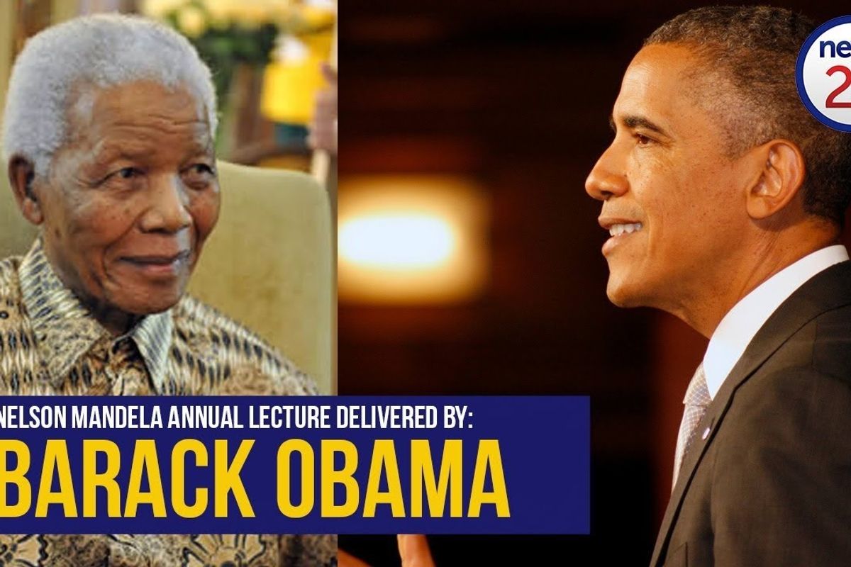 Watch: Barack Obama's Speech at Nelson Mandela's Centenary Celebration