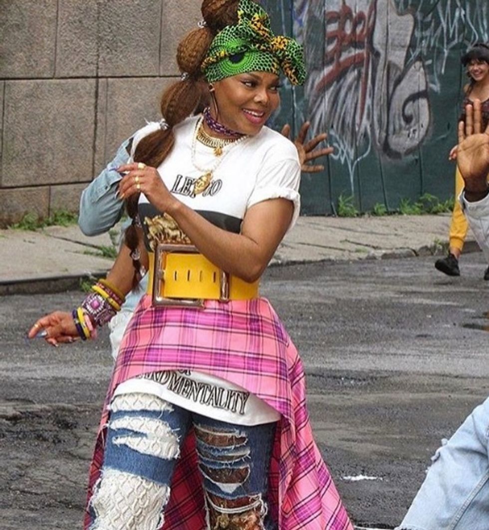 Janet Jackson's Filming a Music Video "Featuring a Lot of African Rhythms"