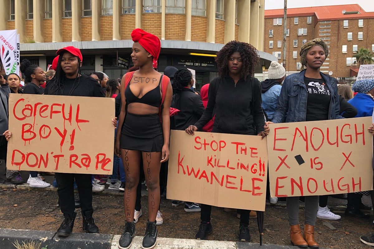 Women Gather Across South Africa For #TotalShutdown Protest