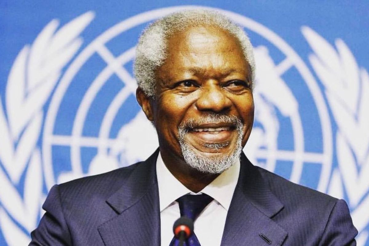 Former UN Secretary General and Nobel Peace Laureate, Kofi Annan, Has Died