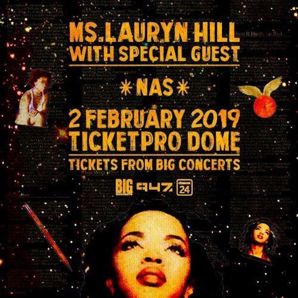 Ms. Lauryn Hill is Bringing Nas With Her to South Africa in 2019