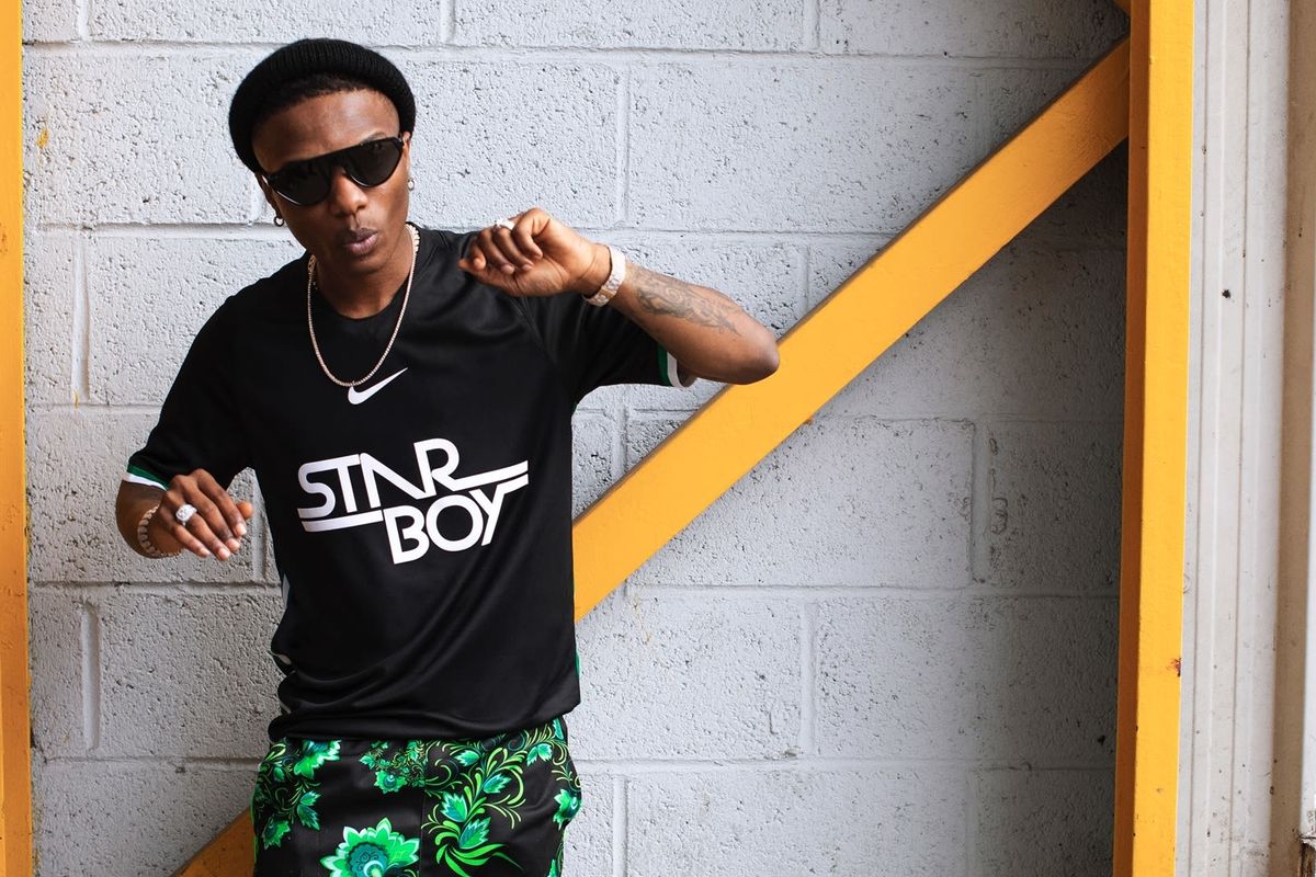 Wizkid & Nike Football's Collaboration Jersey Sold Out In a Few Minutes