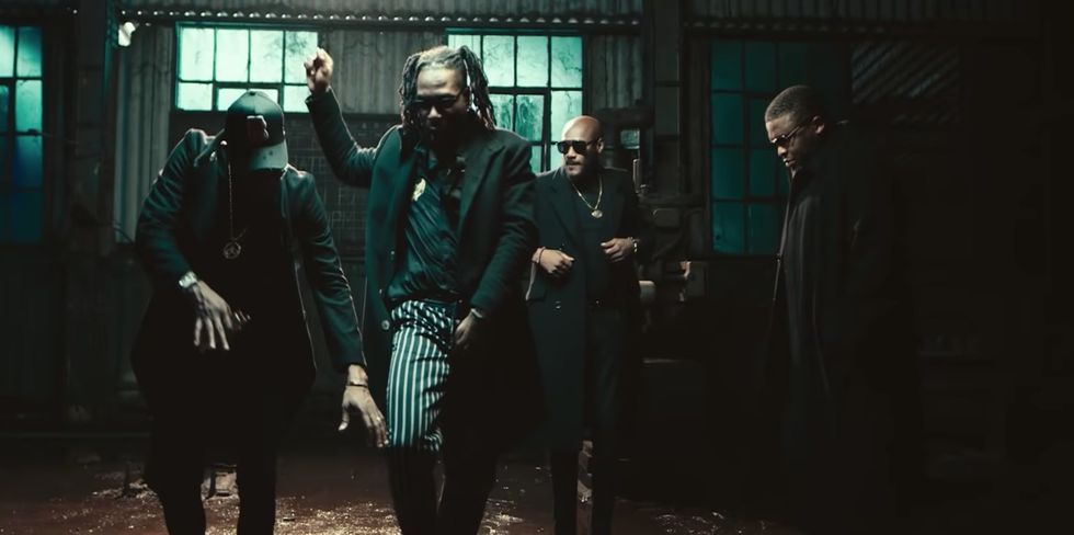 Burna Boy, D'Banj, 2Baba and Larry Gaaga Link Up for The Music Video for 'Baba Nla'