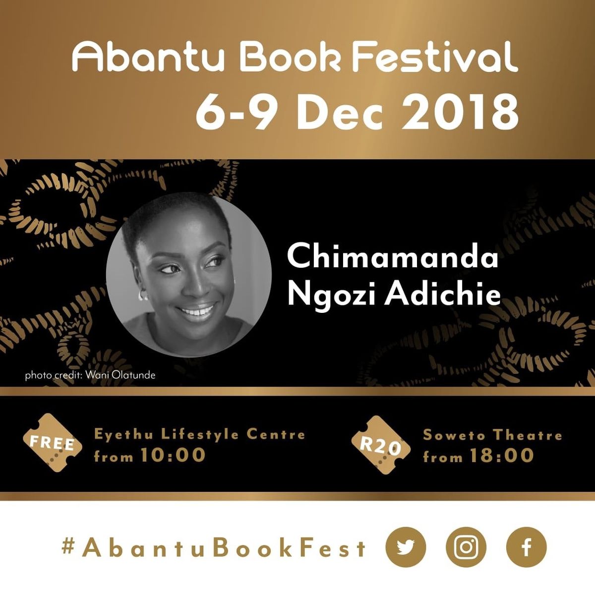 Chimamanda Ngozi Adichie Will Be At This Year’s Abantu Book Festival In Soweto
