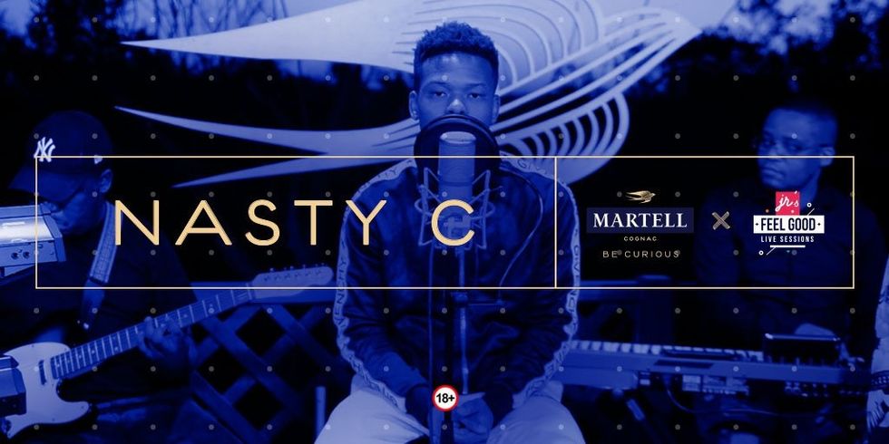 Watch Nasty C and Rowlene’s Feel Good Live Sessions Performance