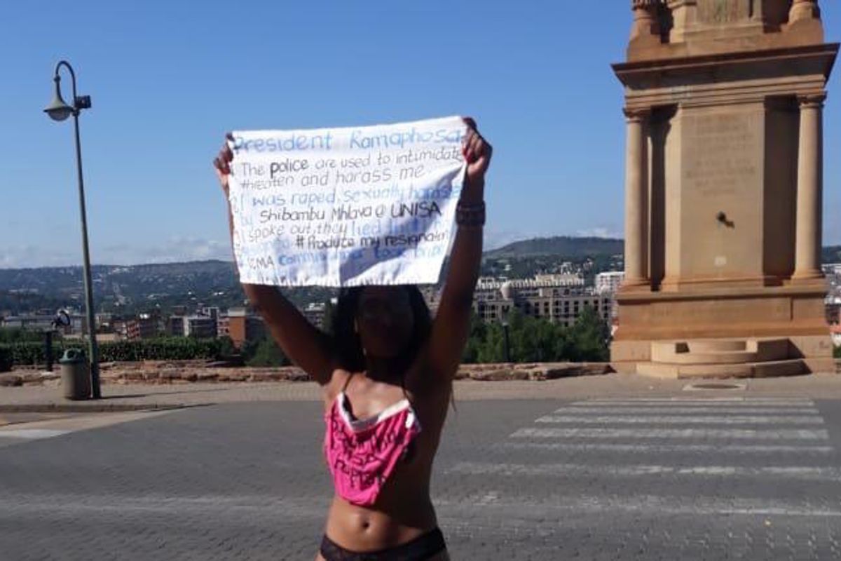 A Zimbabwean Woman Has Been Arrested After Staging Naked Protest for Alleged Workplace Sexual Abuse at UNISA
