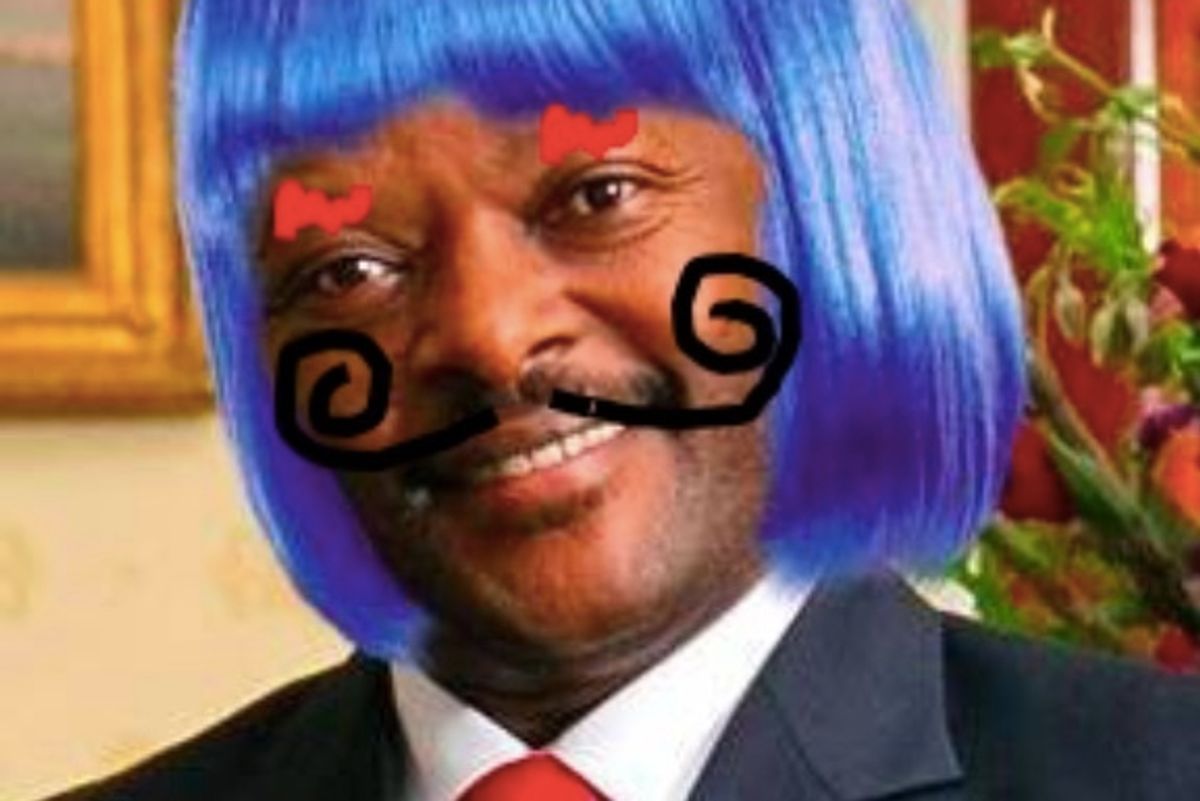 Social Media Is Doodling On Pictures of Burundi's President In Support of Arrested Schoolgirls