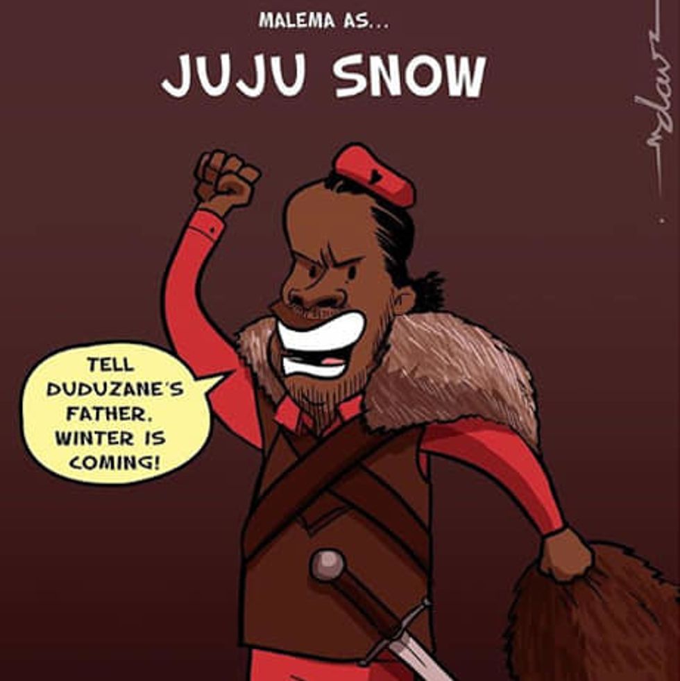These Cartoons Imagine South African Politicians as 'Game of Thrones' Characters