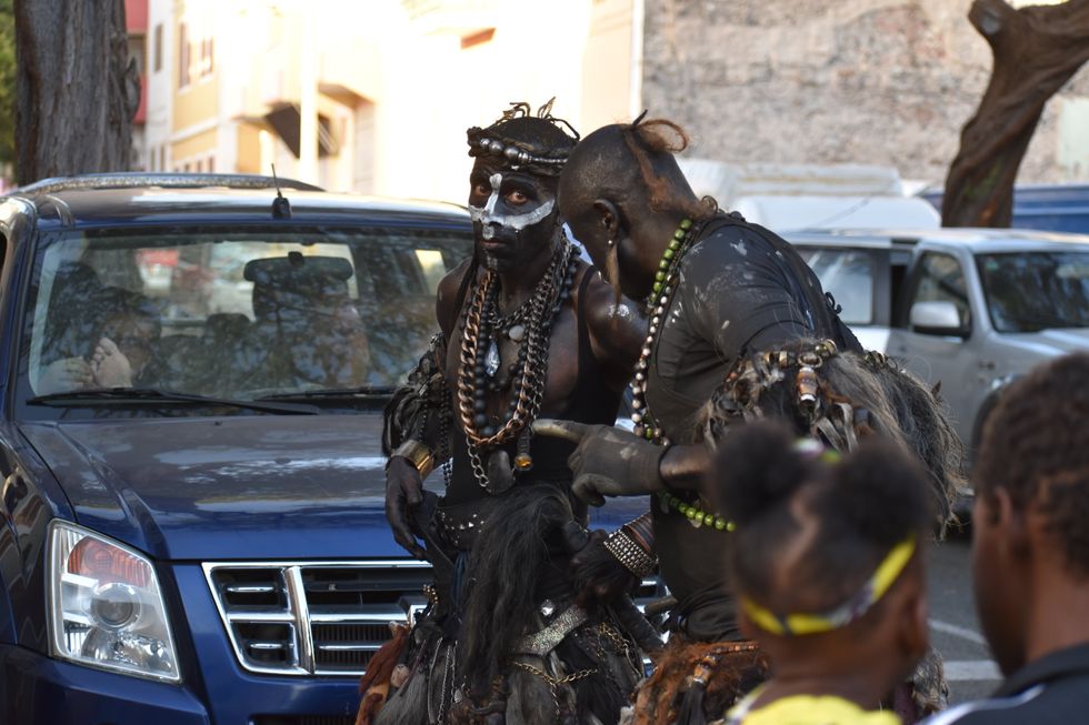 Who Are the Black-Painted Mandinga Warriors of São Vicente's Carnival?