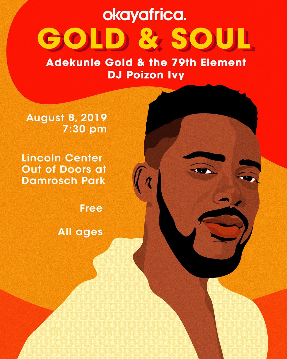 Announcing 'Gold & Soul,' An Evening With Adekunle Gold & DJ Poizon Ivy