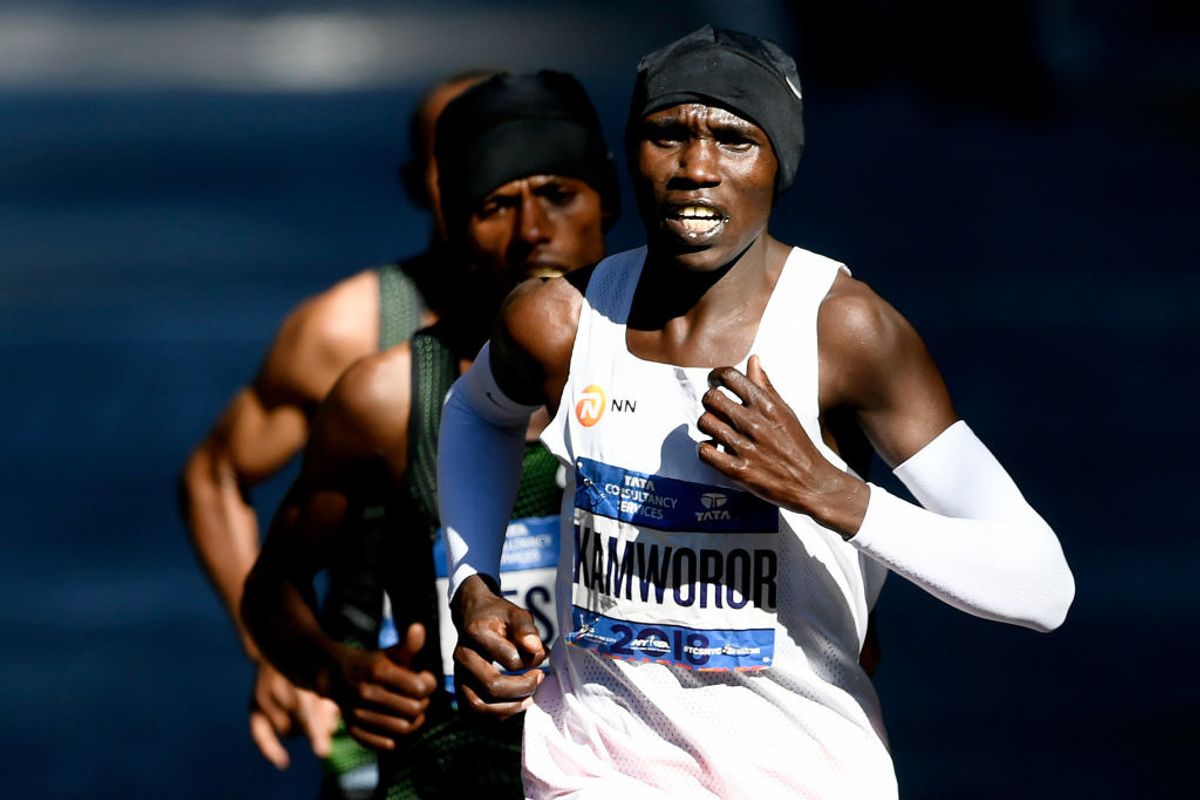 Kenyan Athlete Geoffrey Kamworor Broke the Half Marathon World Record