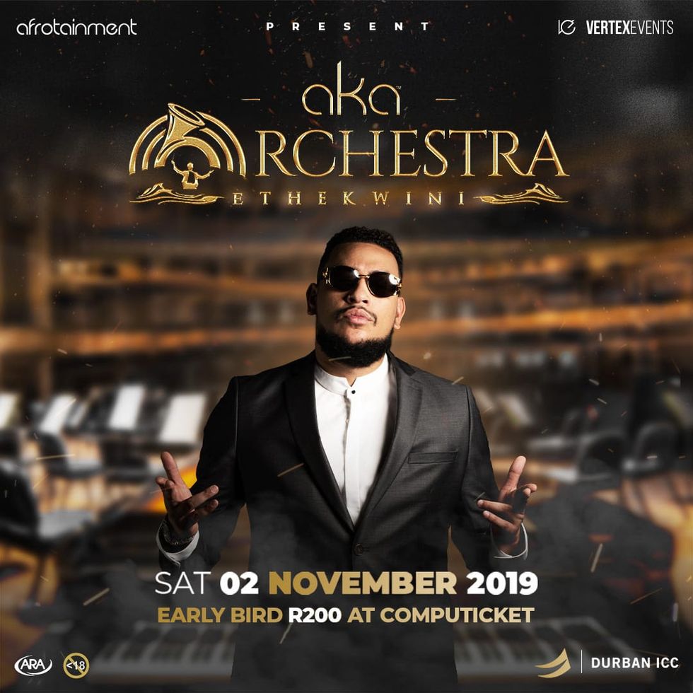 AKA is Taking His Orchestra Show to Durban