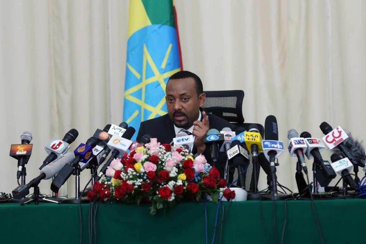 Hundreds of Ethiopians are Protesting Against Prime Minister Abiy Ahmed