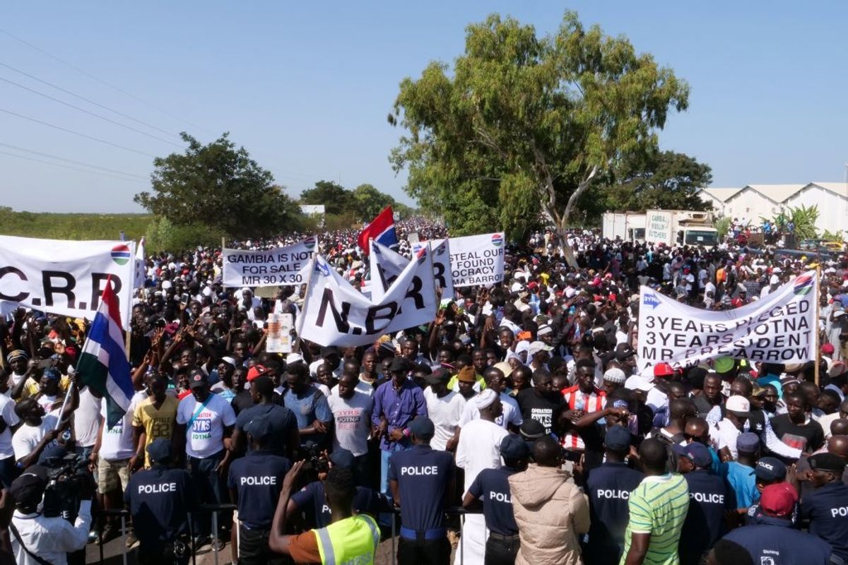 Gambians Call for President Adama Barrow to Resign
