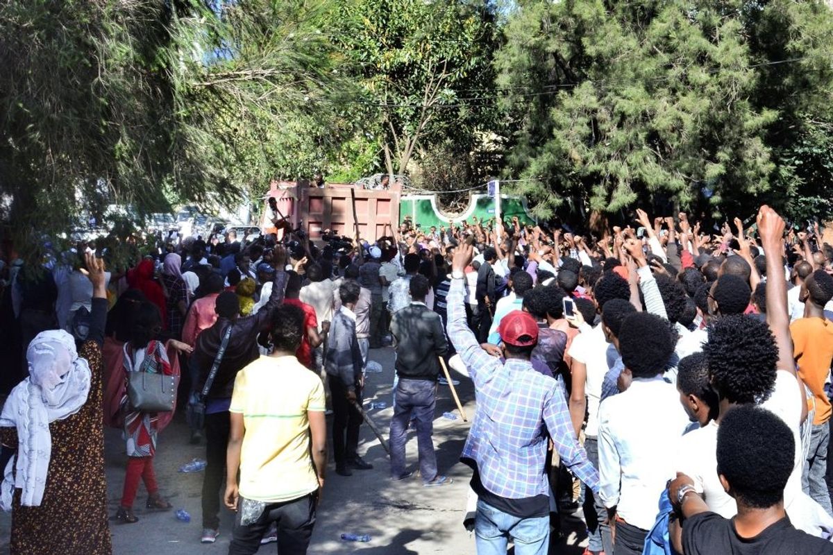 Ethiopia's Online Movement #BringBackOurStudents Takes to the Streets