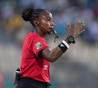 Rwandan referee Salima Mukansanga makes history as one of the first female refs to cover a FIFA World Cup 