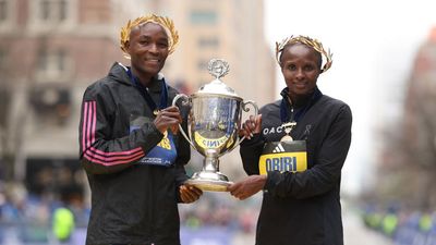 Hellen Obiri and Evans Chebet boston marathon