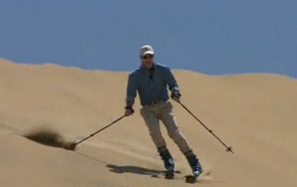 The Side Eye: Matt Lauer Skis In Namibia