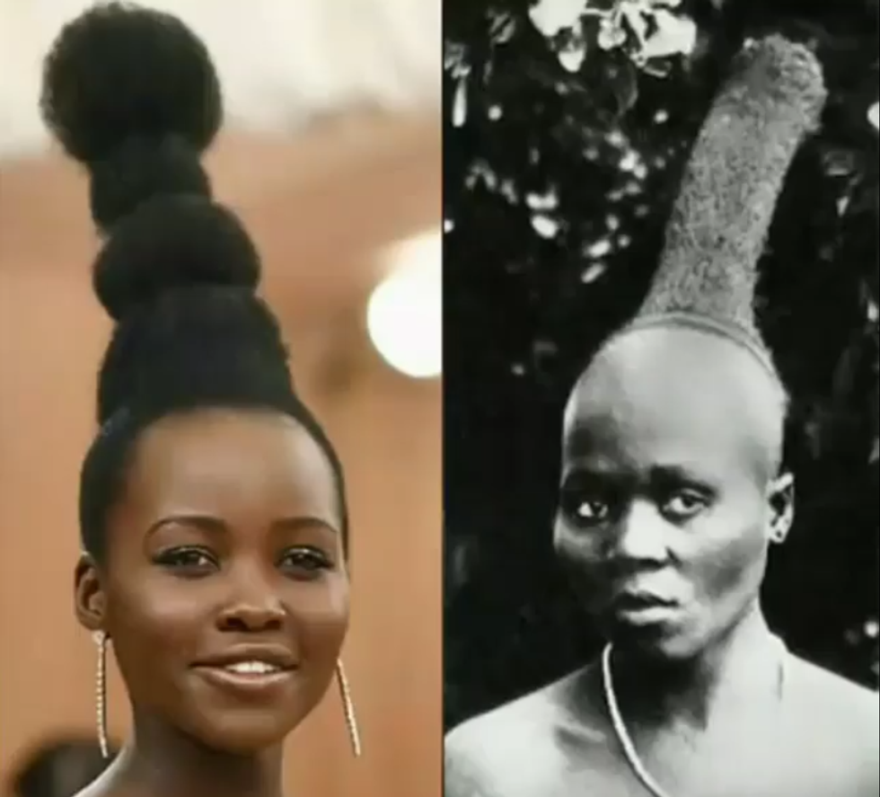 Black Women Turn to Lupita Nyong’o’s African-Inspired Met Gala Look for Summer Hair Inspiration