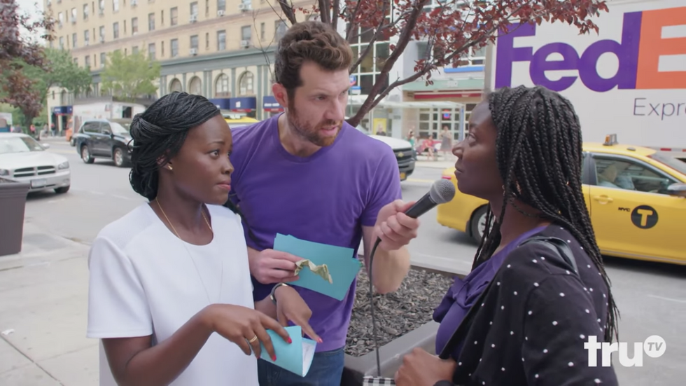 Lupita Nyong'o Talks Poop and Porn on 'Billy On The Street'