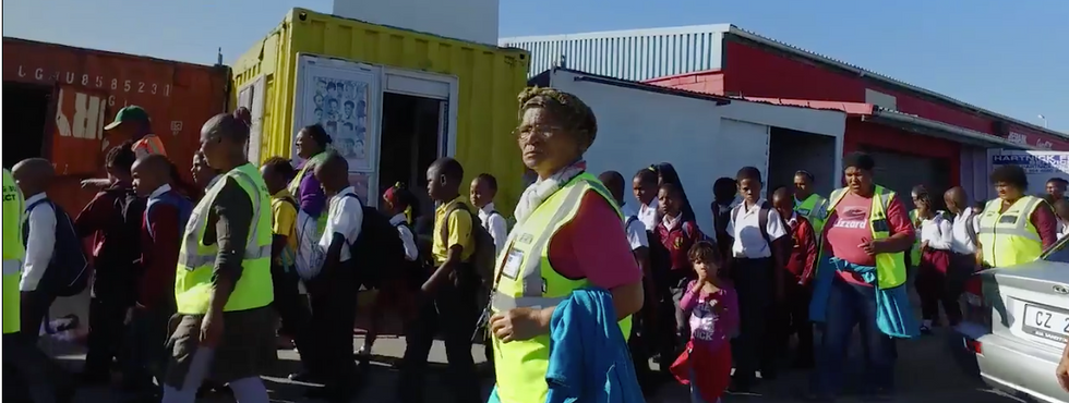 This Walking Bus Initiative in Cape Town Ensures Children Get to School and Back Safely