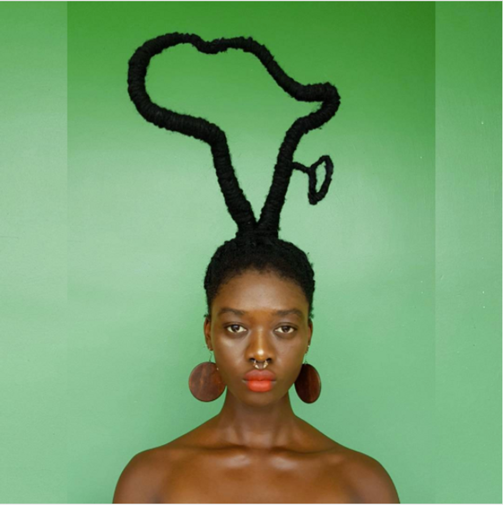 This Ivorian Artist is Creating Stunning Sculptures With Her Hair -  OkayAfrica