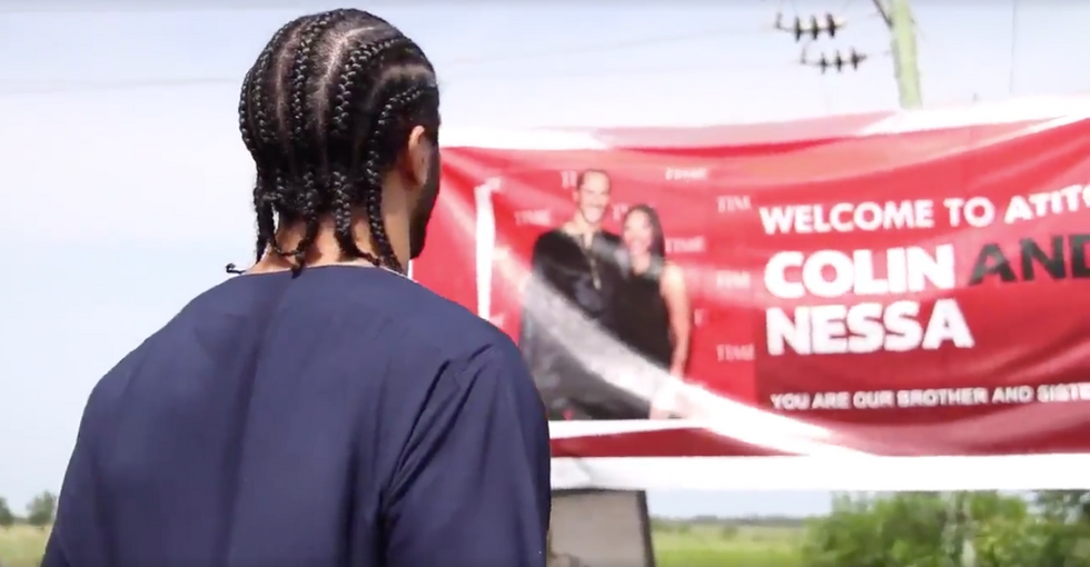 Watch NFL Player Colin Kaepernick "Find His Independence" in Ghana