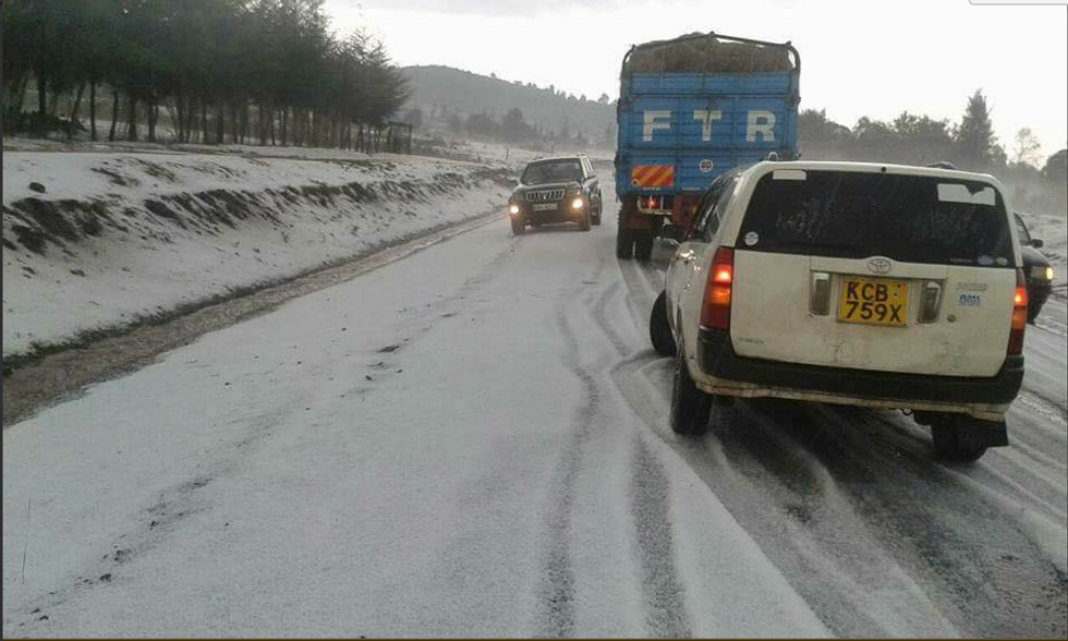 "Snow" Falls in Kenya and Everyone Loses Their Minds
