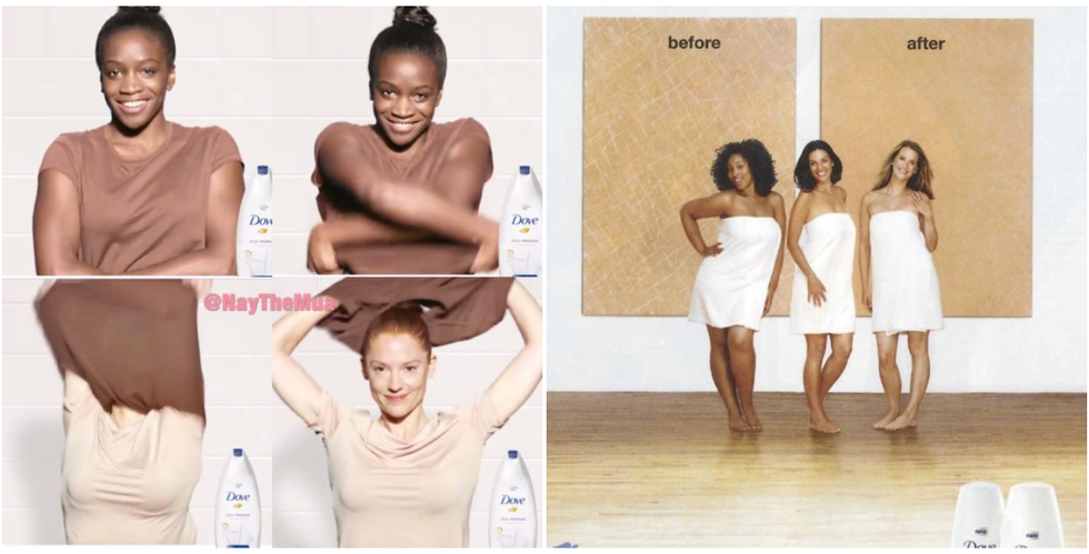Dove Posts Pic Showing Black Woman Turning White After Using Their Soap, The Internet Reacts
