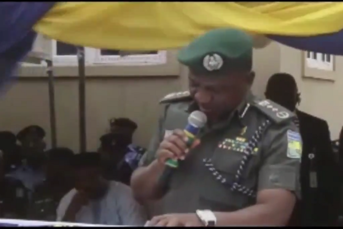 This Video of Nigeria's Inspector General Stumbling Through His Speech Will Make You Laugh & Cry at the Same Time