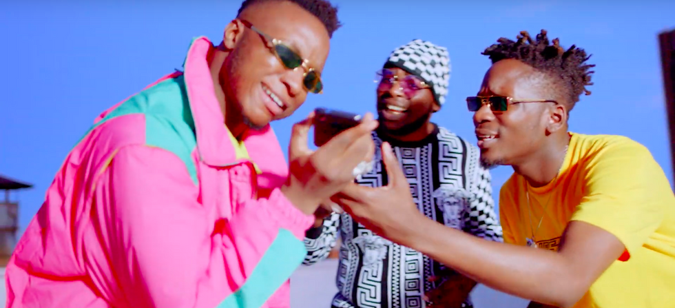 Mr Eazi, DJ Maphorisa & DJ Kaywise Link Up In the Music Video for 'Alert'