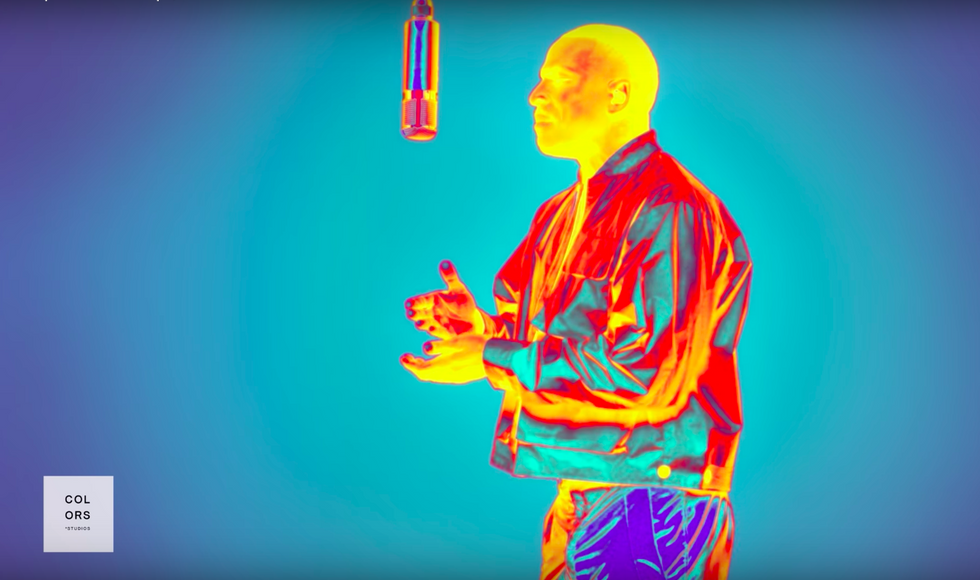 Watch Skepta Perform 'No Sleep' In Full Thermal Vision On 'A Colors Show'